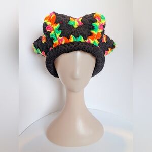 NEW, Crochet star crown beanie, handmade